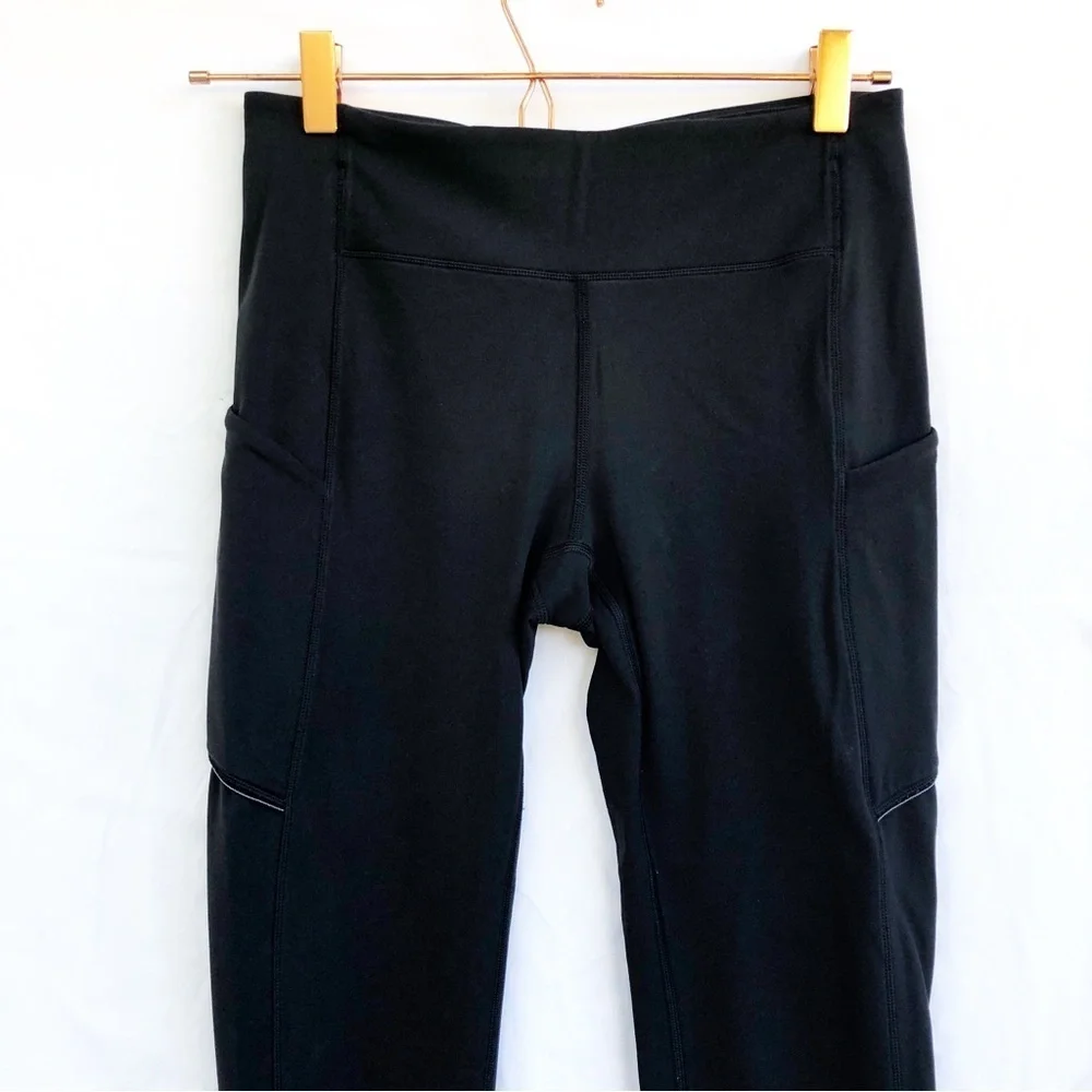 LULULEMON | SPEED UP CROP 21” IN BLACK LEGGINGS SIZE 6